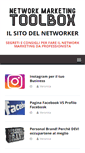 Mobile Screenshot of networkmarketingtoolbox.com