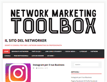Tablet Screenshot of networkmarketingtoolbox.com